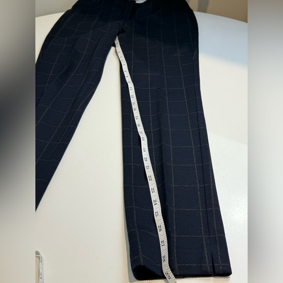 Theory Straight Trouser Windowpane Knit Size 4 - Picture 10 of 10